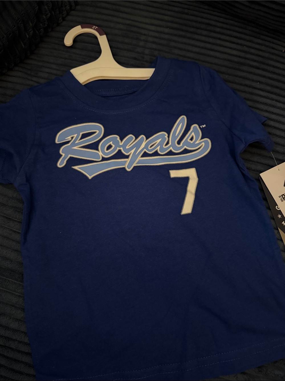 Royals Kids Short-Sleeve Tee in Royal Blue